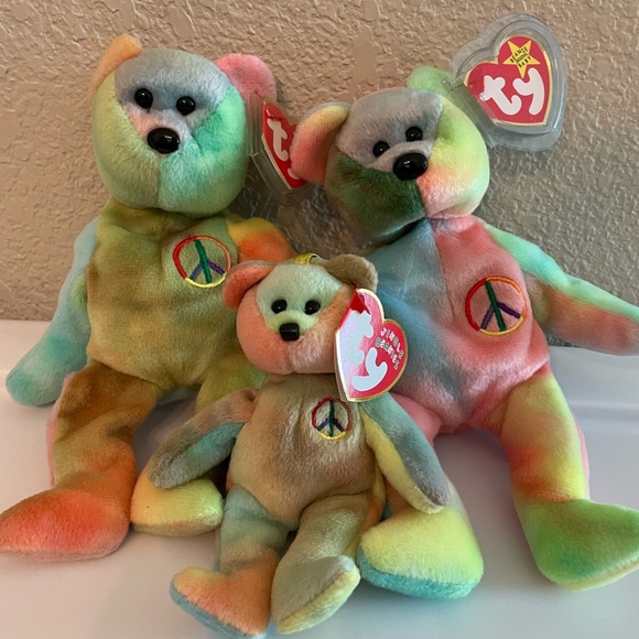 Ty Other - Beanie Babies | Peace Bears